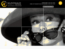 Tablet Screenshot of mcdonaldoptical.com